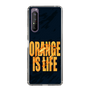 スリムプロテクションケース［ ORANGE IS LIFE black ］