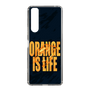 スリムプロテクションケース［ ORANGE IS LIFE black ］