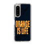スリムプロテクションケース［ ORANGE IS LIFE black ］