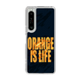 スリムプロテクションケース［ ORANGE IS LIFE black ］