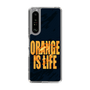 スリムプロテクションケース［ ORANGE IS LIFE black ］