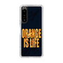 スリムプロテクションケース［ ORANGE IS LIFE black ］