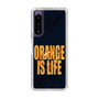 スリムプロテクションケース［ ORANGE IS LIFE black ］