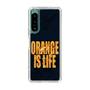 スリムプロテクションケース［ ORANGE IS LIFE black ］