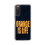 スリムプロテクションケース［ ORANGE IS LIFE black ］