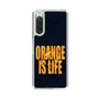 スリムプロテクションケース［ ORANGE IS LIFE black ］
