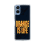 スリムプロテクションケース［ ORANGE IS LIFE black ］
