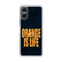 スリムプロテクションケース［ ORANGE IS LIFE black ］