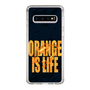 スリムプロテクションケース［ ORANGE IS LIFE black ］