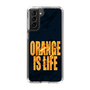 スリムプロテクションケース［ ORANGE IS LIFE black ］