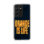 スリムプロテクションケース［ ORANGE IS LIFE black ］