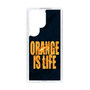 スリムプロテクションケース［ ORANGE IS LIFE black ］