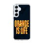 スリムプロテクションケース［ ORANGE IS LIFE black ］