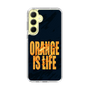 スリムプロテクションケース［ ORANGE IS LIFE black ］