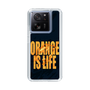 スリムプロテクションケース［ ORANGE IS LIFE black ］