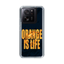 スリムプロテクションケース［ ORANGE IS LIFE black ］