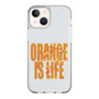 スリムプロテクションケース［ ORANGE IS LIFE white ］