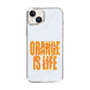 スリムプロテクションケース［ ORANGE IS LIFE white ］