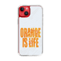 スリムプロテクションケース［ ORANGE IS LIFE white ］