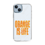 スリムプロテクションケース［ ORANGE IS LIFE white ］