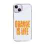 スリムプロテクションケース［ ORANGE IS LIFE white ］