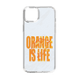 スリムプロテクションケース［ ORANGE IS LIFE white ］