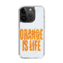 スリムプロテクションケース［ ORANGE IS LIFE white ］