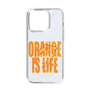 スリムプロテクションケース［ ORANGE IS LIFE white ］