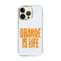 スリムプロテクションケース［ ORANGE IS LIFE white ］