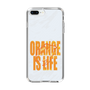 スリムプロテクションケース［ ORANGE IS LIFE white ］
