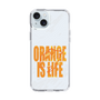 スリムプロテクションケース［ ORANGE IS LIFE white ］