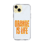 スリムプロテクションケース［ ORANGE IS LIFE white ］