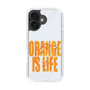 スリムプロテクションケース［ ORANGE IS LIFE white ］