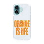 スリムプロテクションケース［ ORANGE IS LIFE white ］