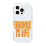 スリムプロテクションケース［ ORANGE IS LIFE white ］