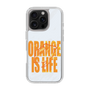 スリムプロテクションケース［ ORANGE IS LIFE white ］