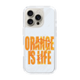 スリムプロテクションケース［ ORANGE IS LIFE white ］