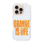 スリムプロテクションケース［ ORANGE IS LIFE white ］