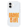 スリムプロテクションケース［ ORANGE IS LIFE white ］