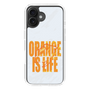 スリムプロテクションケース［ ORANGE IS LIFE white ］
