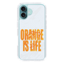 スリムプロテクションケース［ ORANGE IS LIFE white ］