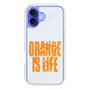 スリムプロテクションケース［ ORANGE IS LIFE white ］