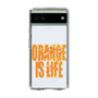 スリムプロテクションケース［ ORANGE IS LIFE white ］