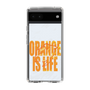スリムプロテクションケース［ ORANGE IS LIFE white ］