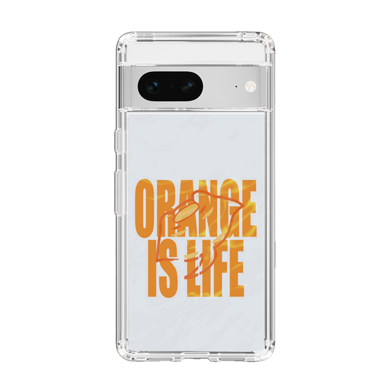 スリムプロテクションケース［ ORANGE IS LIFE white ］