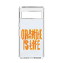 スリムプロテクションケース［ ORANGE IS LIFE white ］