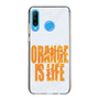 スリムプロテクションケース［ ORANGE IS LIFE white ］