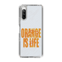 スリムプロテクションケース［ ORANGE IS LIFE white ］