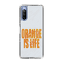 スリムプロテクションケース［ ORANGE IS LIFE white ］