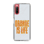 スリムプロテクションケース［ ORANGE IS LIFE white ］